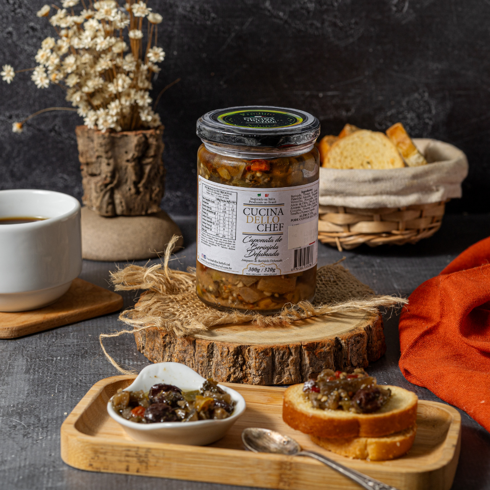 Antepasto de Berinjela Defumada Artesanal 300g
